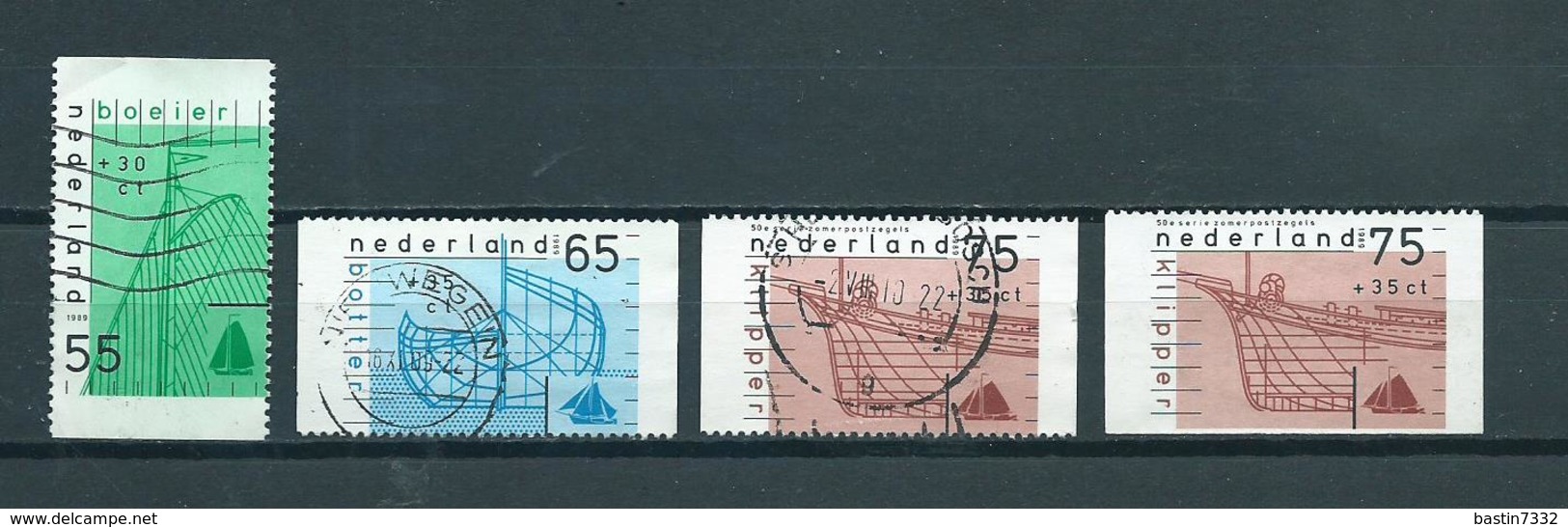 1989 Netherlands Complete Set Coil,summer Welfare Used/gebruikt/oblitere - Gebruikt