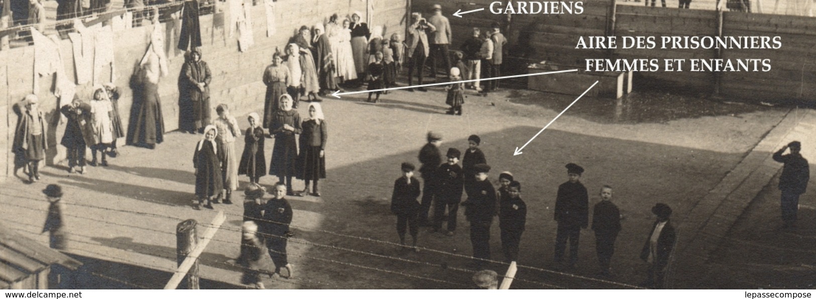 TOP LAUBAN LUBAN - 1917 CAMP DE PRISONNIERS - SOLDATS RUSSES, FRANCAIS ET CIVILS - M. TARTELIN COMITE FRANCAIS ET RUSSE - Guerre 1914-18