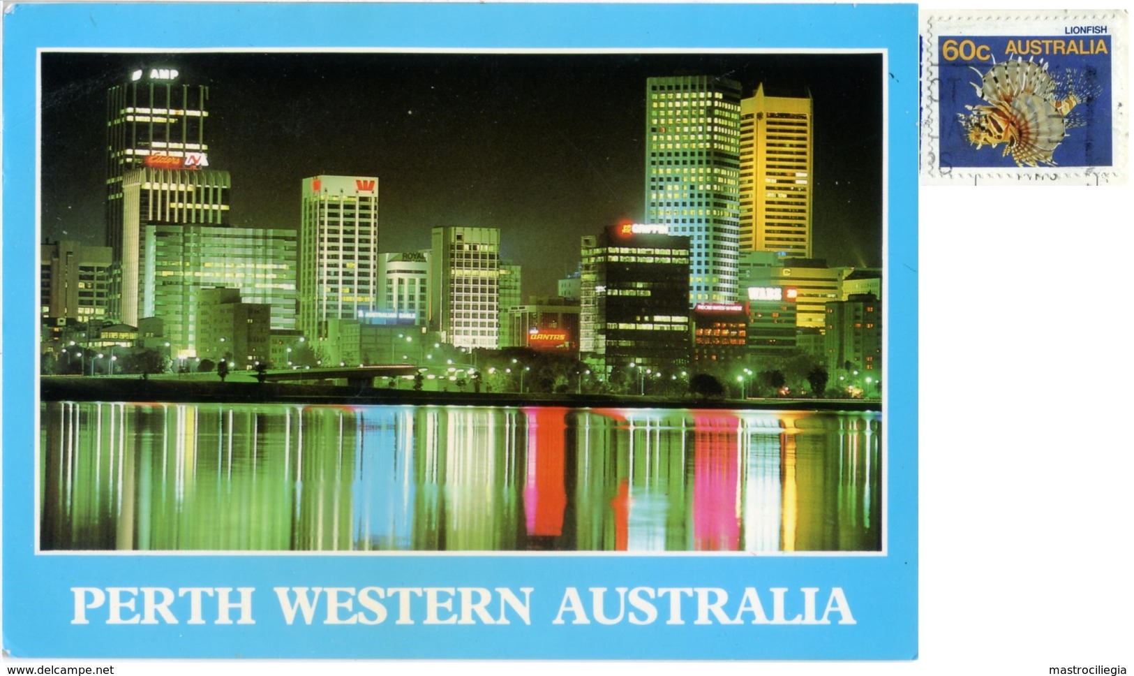 AUSTRALIA  WA  PERTH  View Of The City  Nice Stamp - Perth