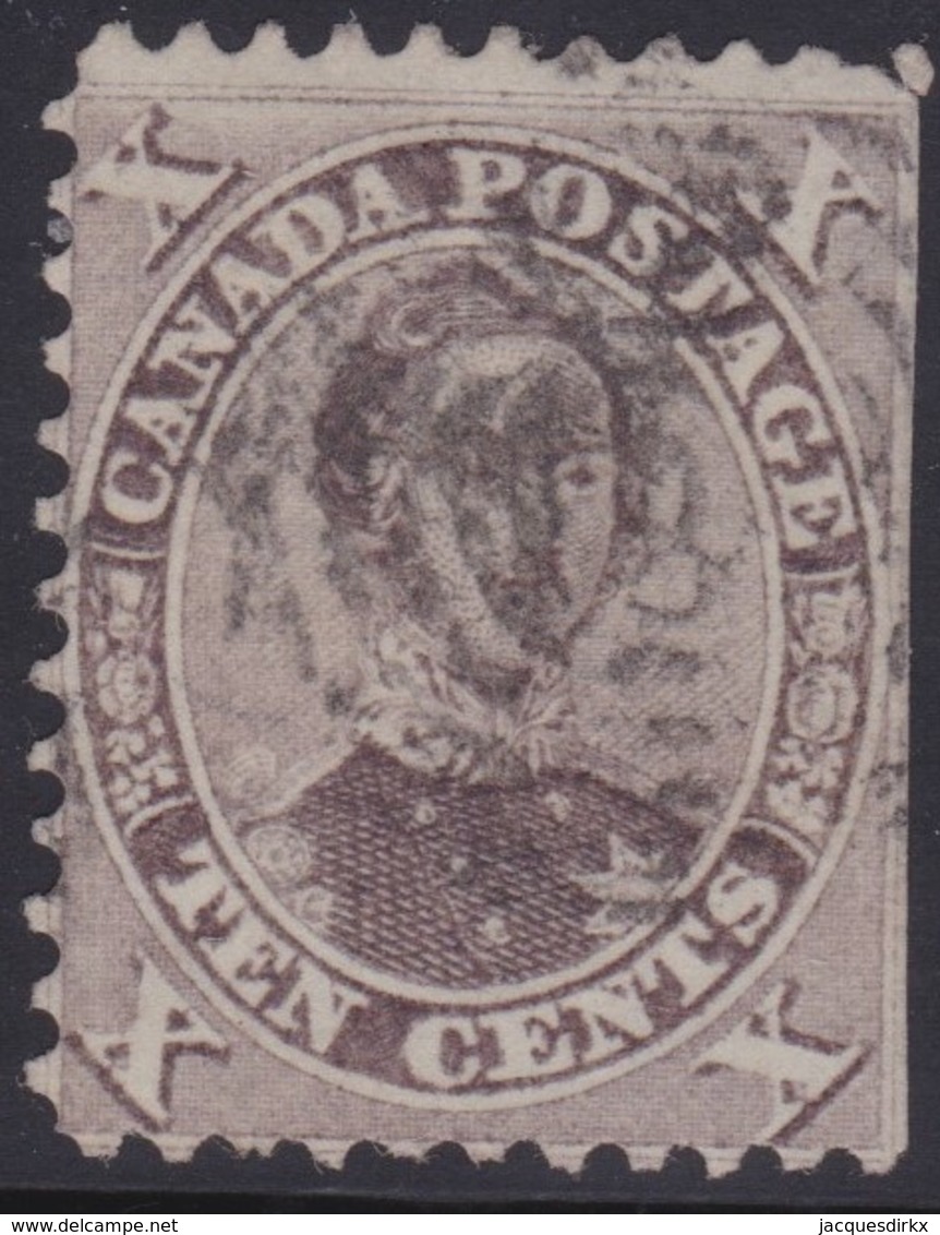 Canada . Scott .   17b    .   3 Stamps (3 Scans) .   11¾x12   .       O    .    Cancelled   . /  .   Gebruikt - Gebruikt