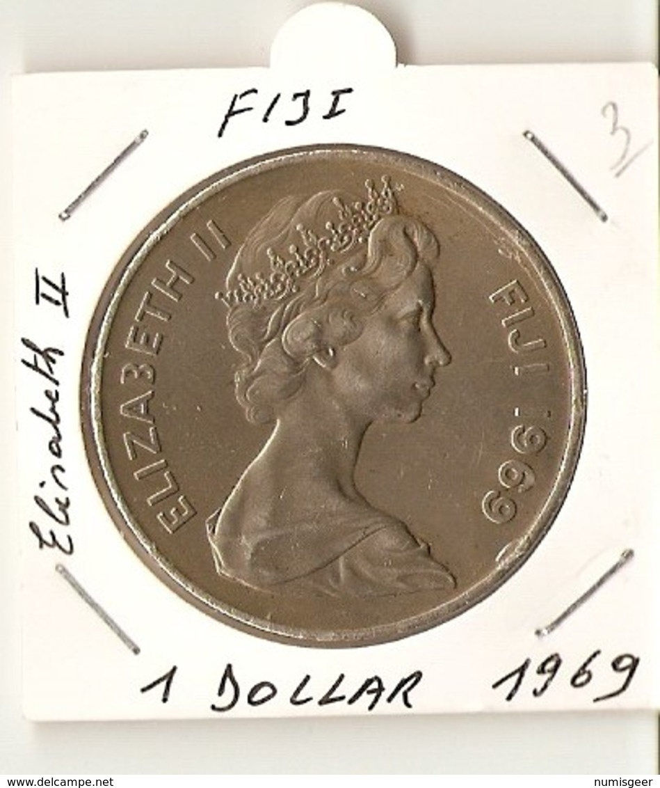 FIJI - 1 DOLLAR 1969 -Elisabeth II - Fidji