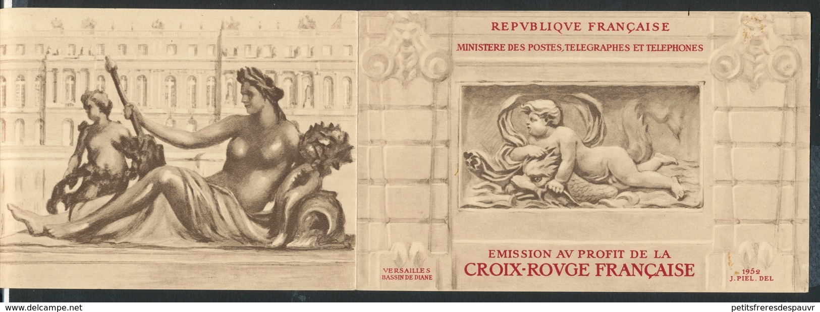 FRANCE 1952 - Carnet Croix-Rouge N° 2001 (YT 938a) ** Neuf Sans Charnière MNH - Cote 550€ - Rotes Kreuz