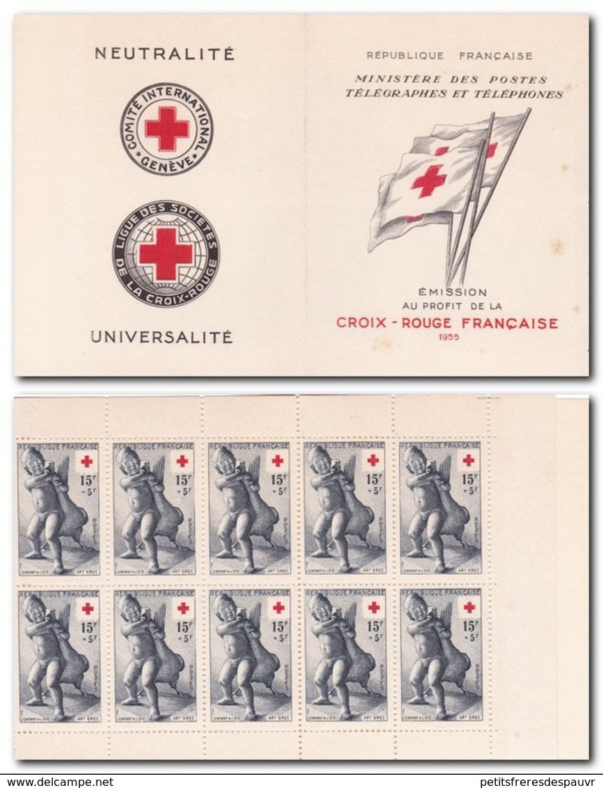 FRANCE 1955 - Carnet Croix-Rouge N° 2004 (YT ) ** Neuf Sans Charnière MNH - Cote 450€ - Croix Rouge