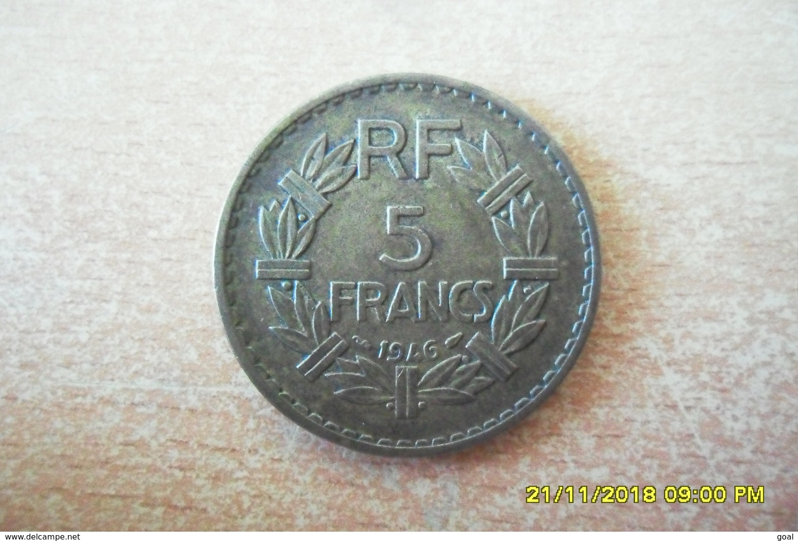 5 Francs "Lavrillier" De 1946 En TTB. - Autres & Non Classés