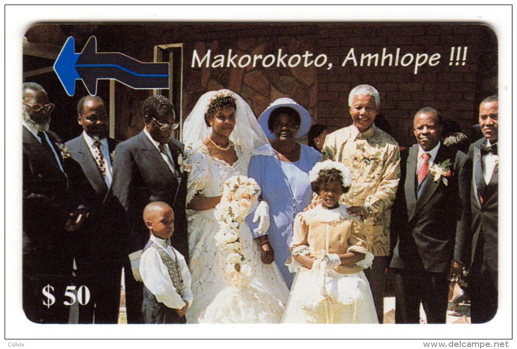 ZIMBABWE REF MV CARDS ZIM-08 50$ MARIAGE SCENE 2 - Simbabwe