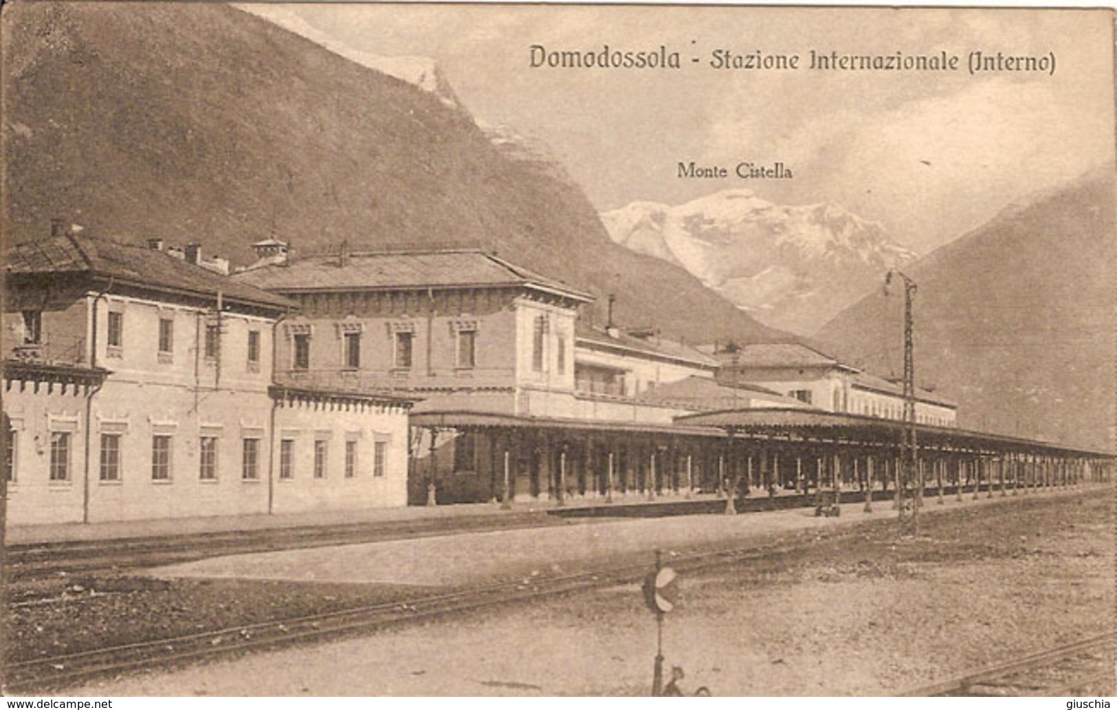 (C).Domodossola(VB).1920.Stazione Internazionale.F.to Piccolo (c17) - Verbania