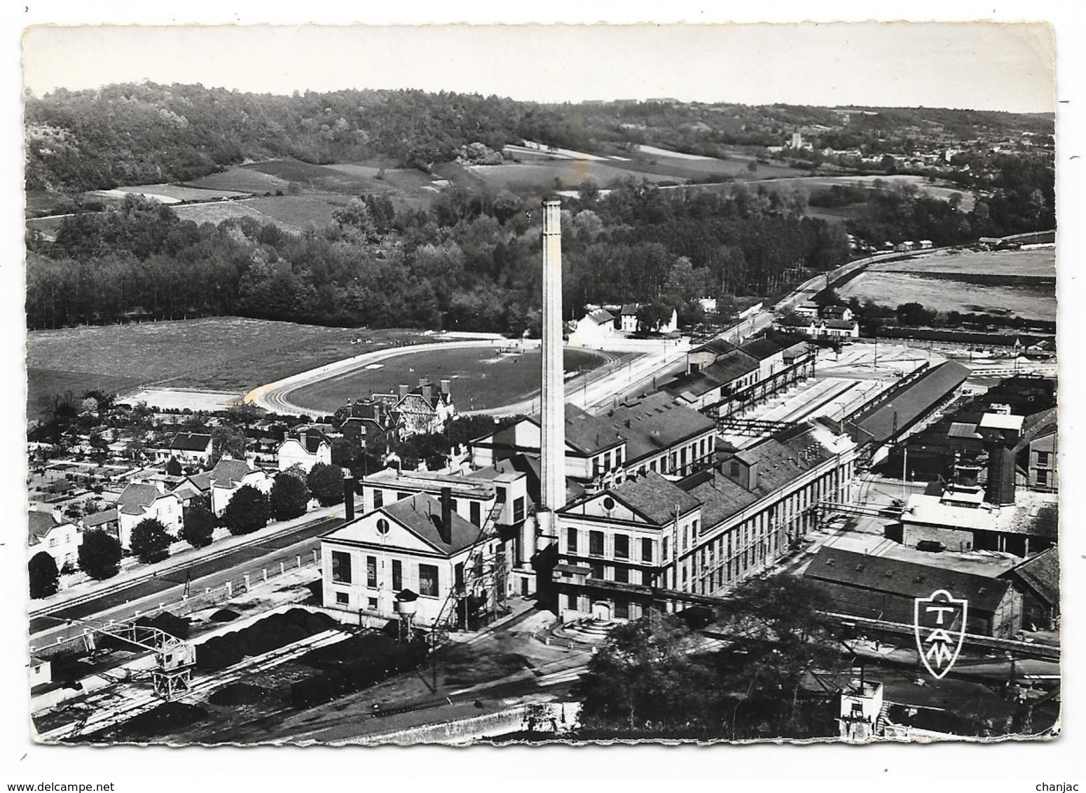 Cpsm: 02 BUCY LE LONG (a. Soissons) Sucrerie - Distillerie (Vue Aérienne, Plan Rare) N° DB 12 - Autres & Non Classés