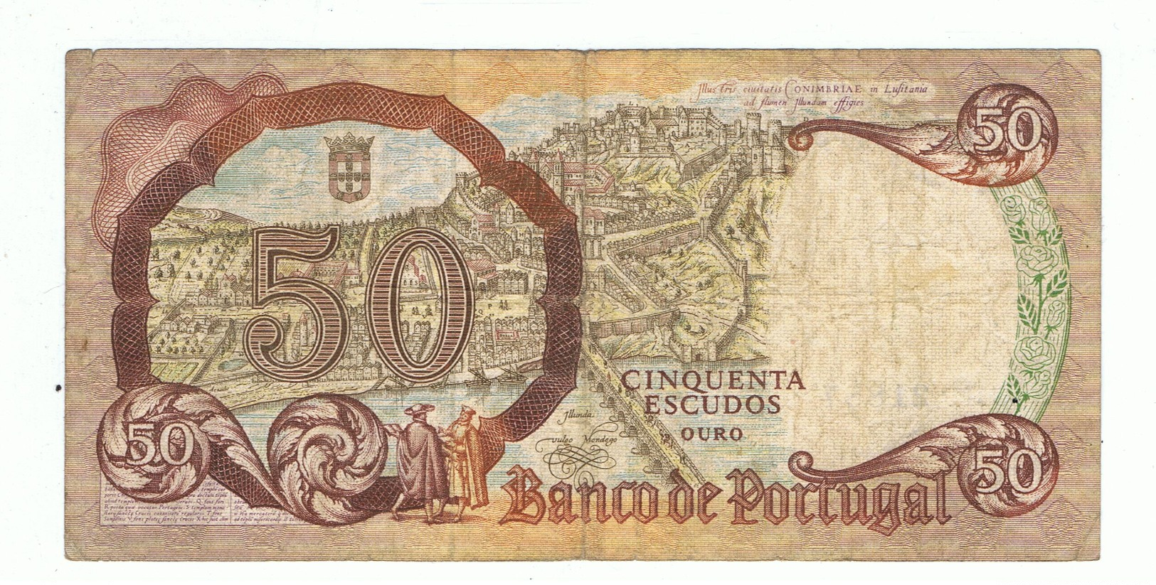 PORTUGAL»50 ESCUDOS»1964»PICK-168(A)»VF CONDITION»CIRCULATED - Portogallo