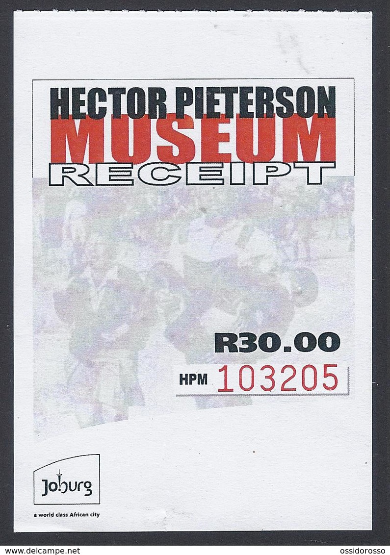 Hector Pieterson Museum And Memorial - Soweto - Johannesburg - - Biglietti D'ingresso