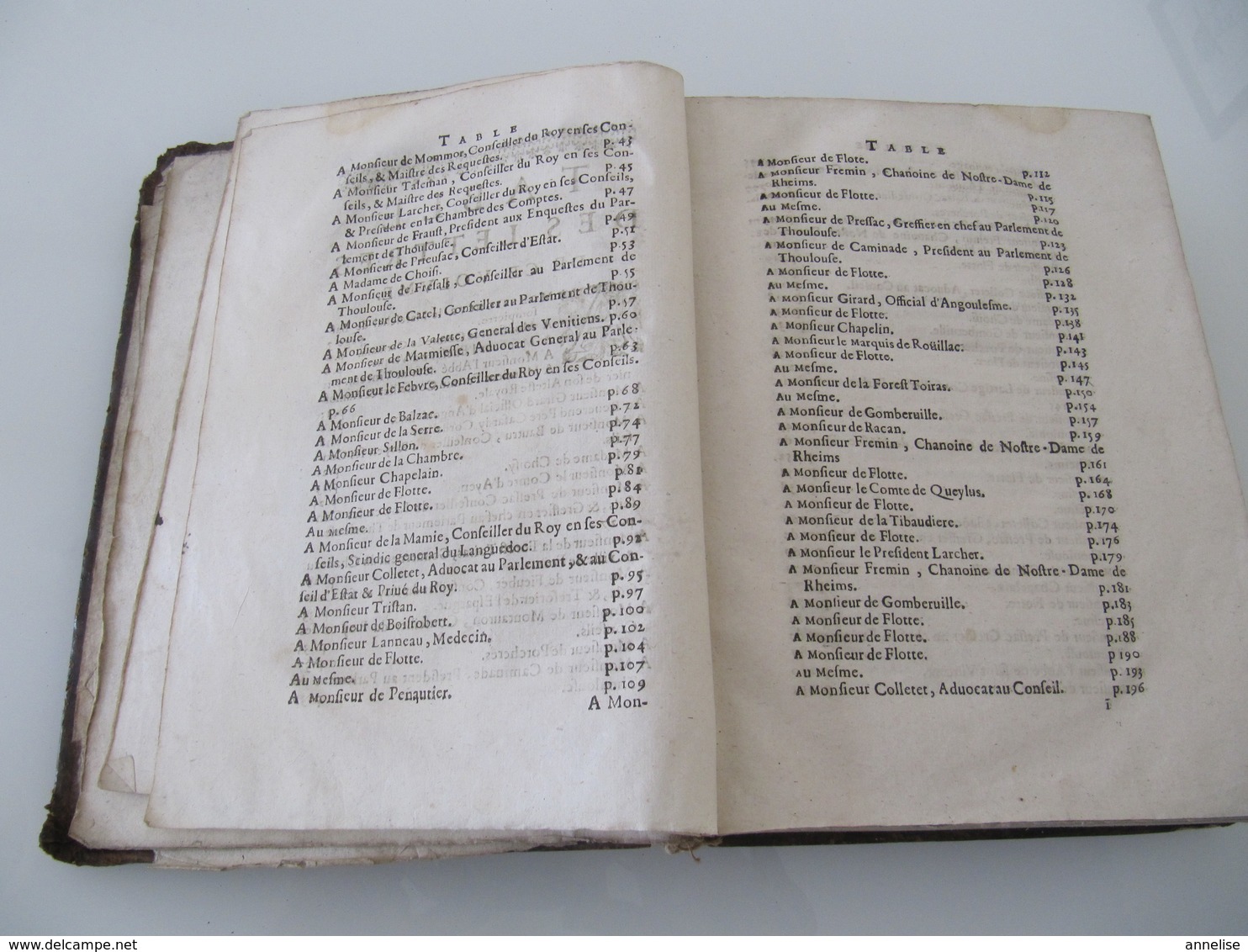 1652 Lettres Du Président Maynard Présidial 15 Aurillac Ed Toussaint Quinet Paris 1ère édition - Jusque 1700