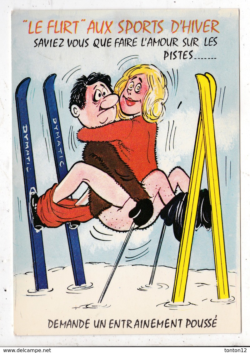 Carte Postale  Série Sports D' Hiver - Humour