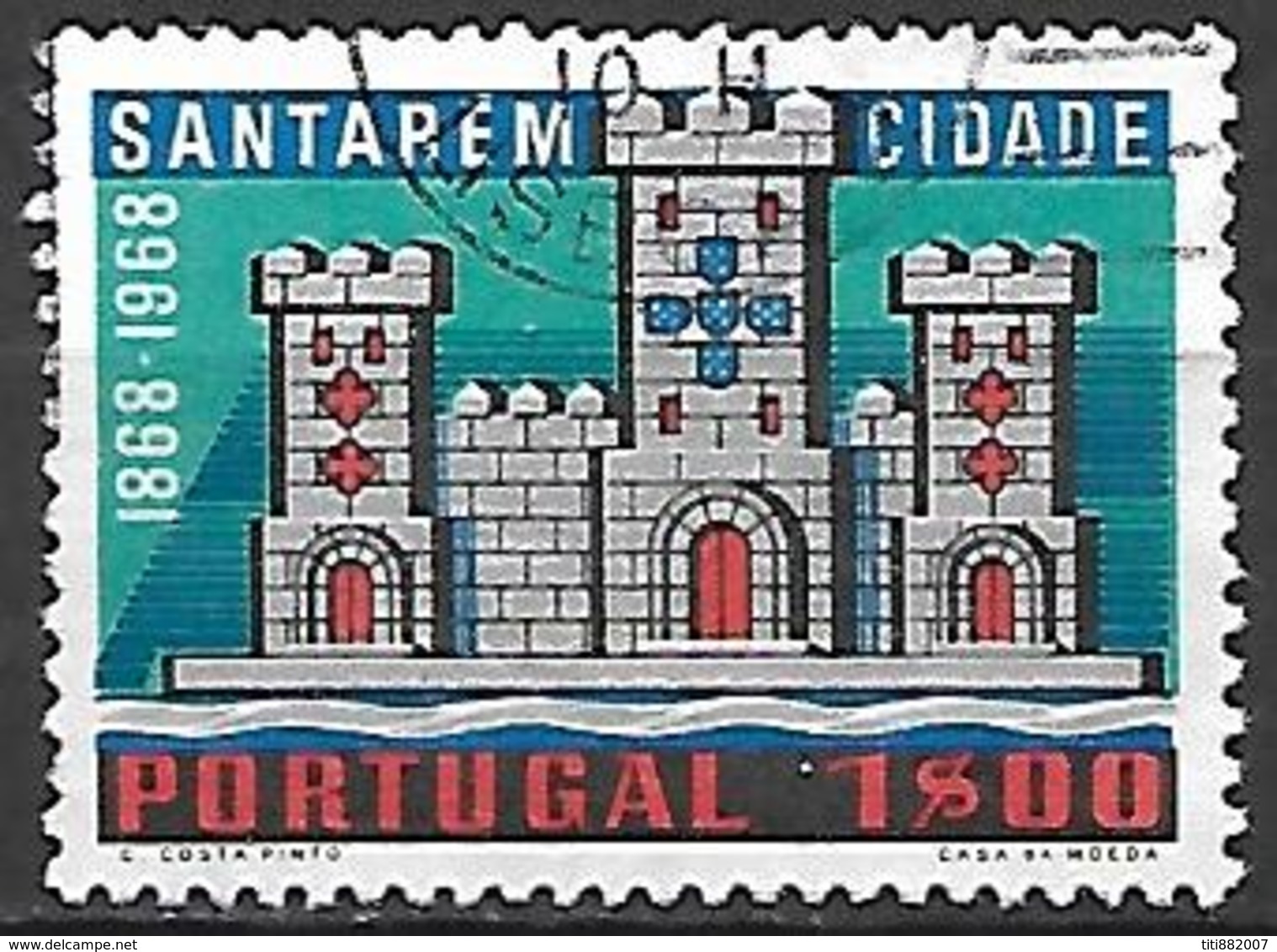 PORTUGAL    -    1971 .   Y&T N° 1090 Oblitéré.   Santarem - Oblitérés