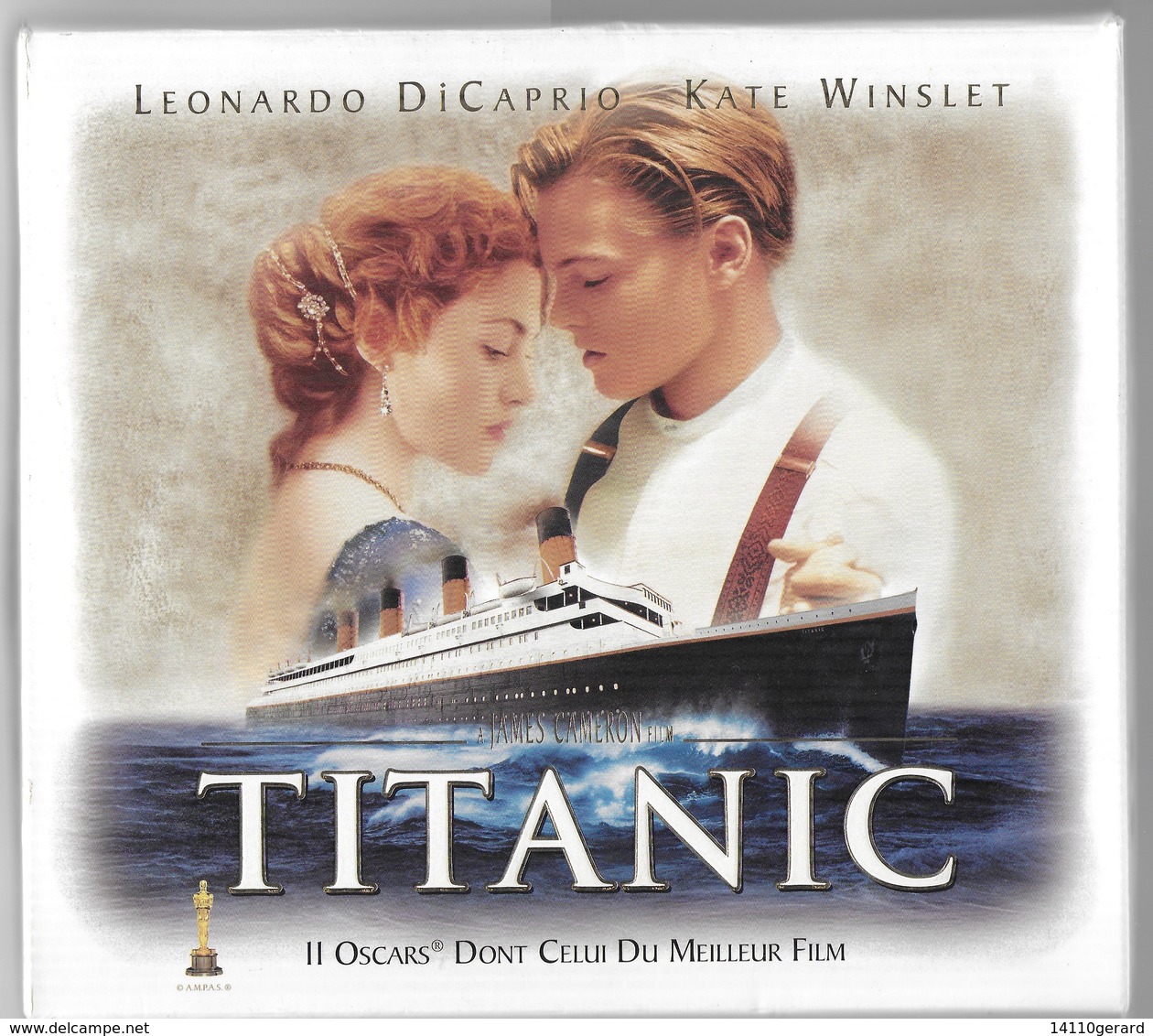 COFFRET PRESTIGE  VHS TITANIC (8 Photos -pellicule-clip Celine Dion) - Dramma