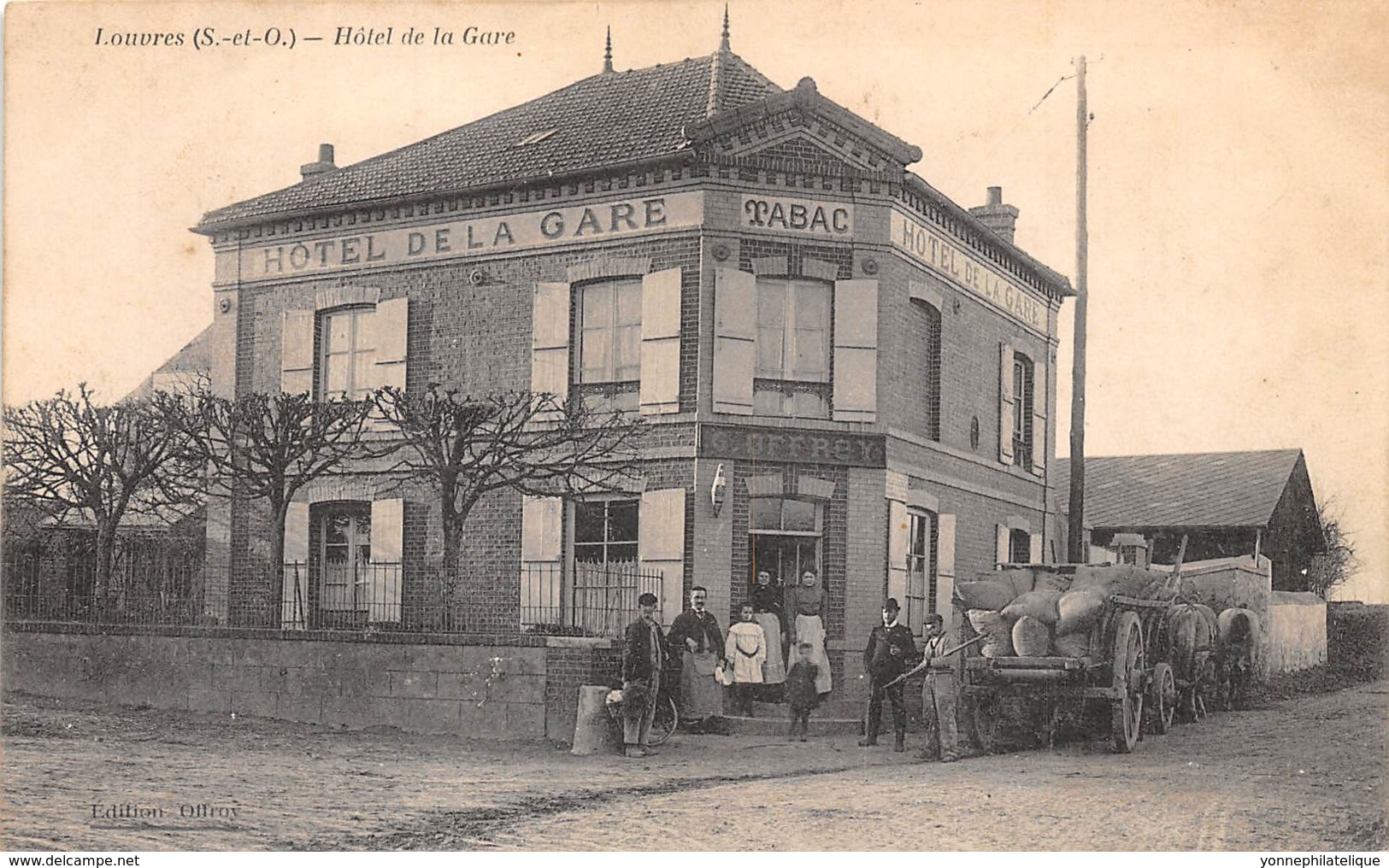 95 - Val D' Oise / Louvres - 952279 - Hôtel De La Gare - Beau Cliché - Louvres