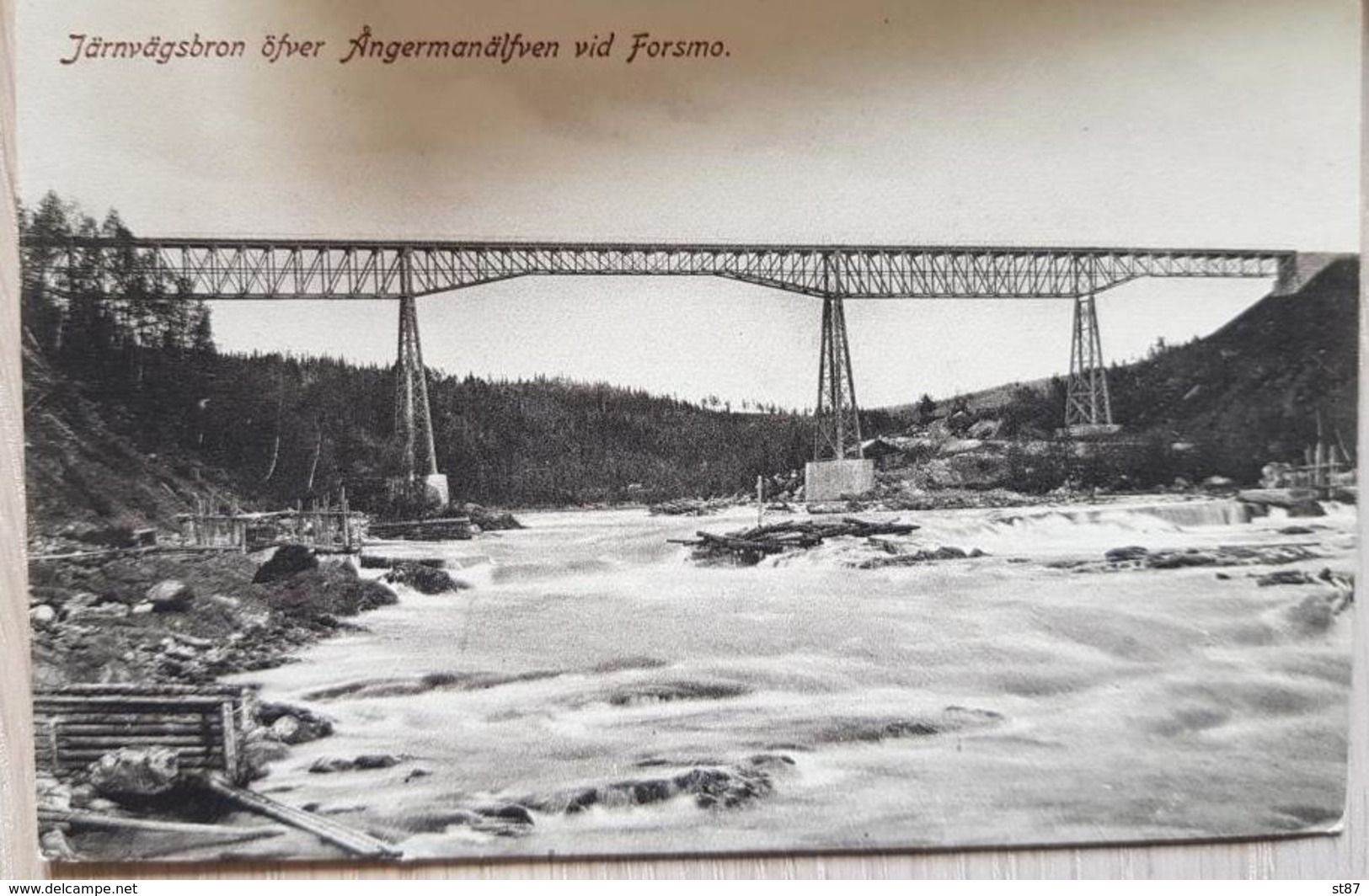 Sweden Järnvägsbron Vid Forsmo - Sweden