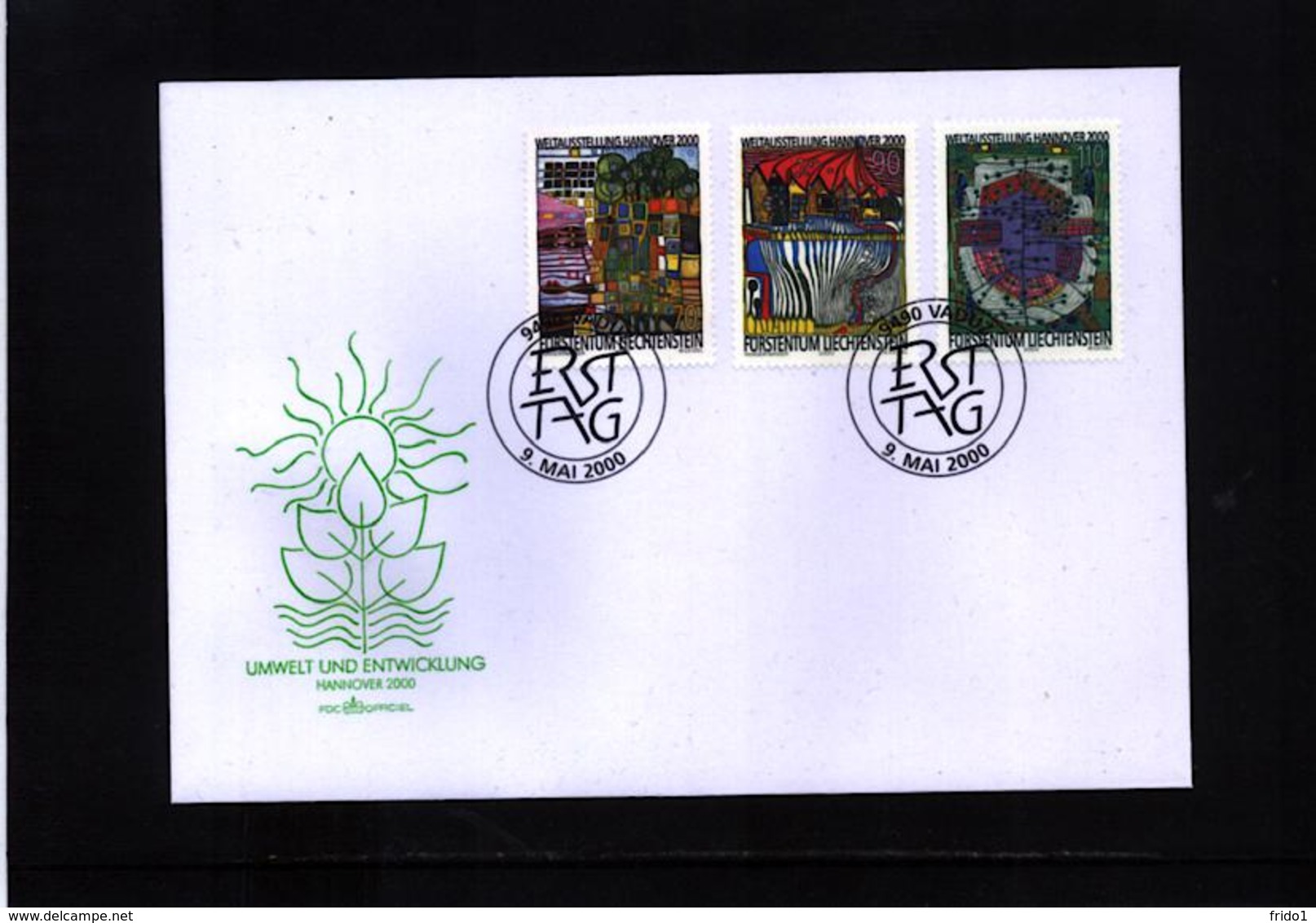 Liechtenstein 2000 Environment Protection FDC - Umweltschutz Und Klima