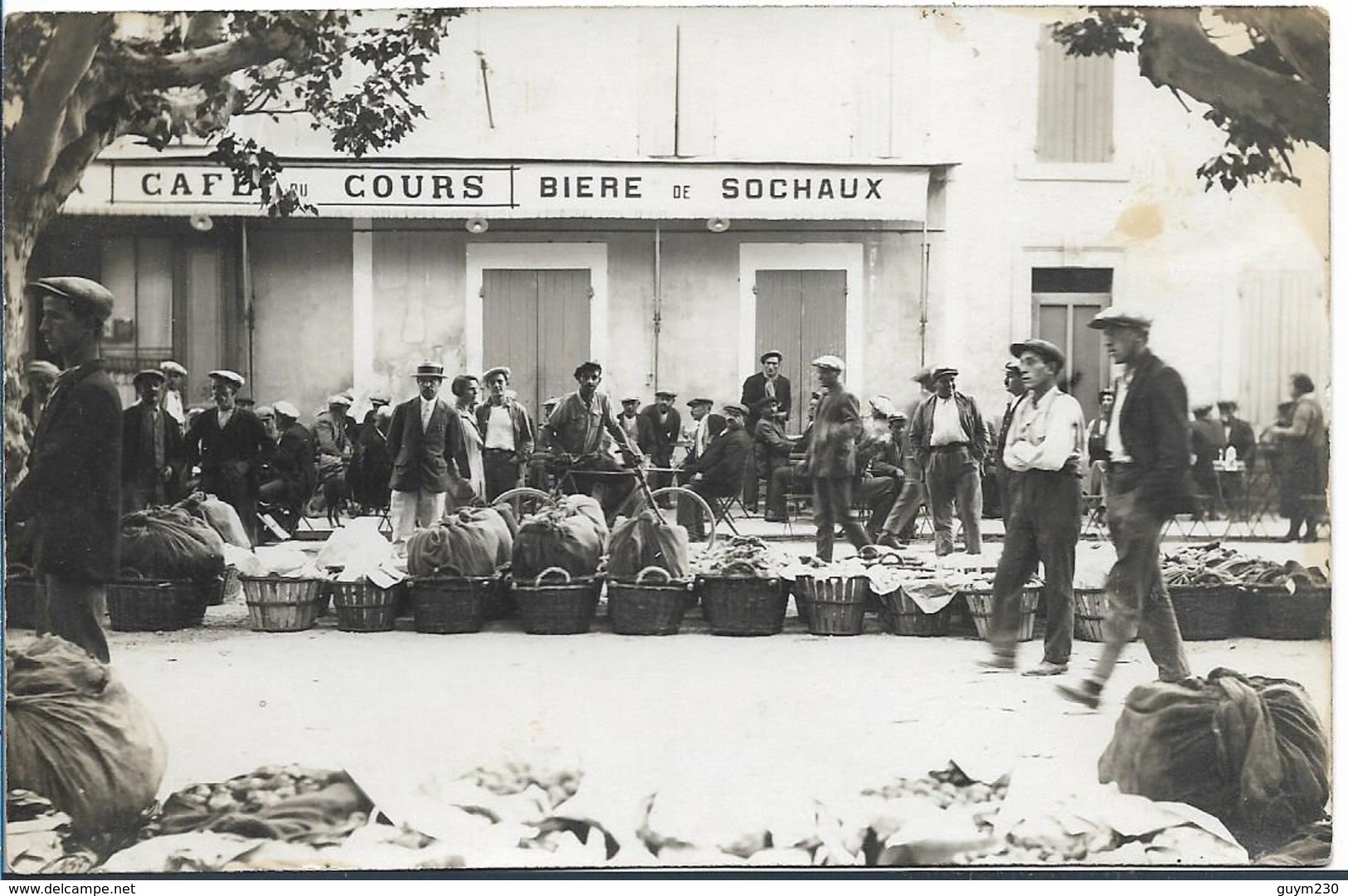 Pub " Bière De SOCHAUX" Sur Cpa Photo Non Localisée - Sochaux