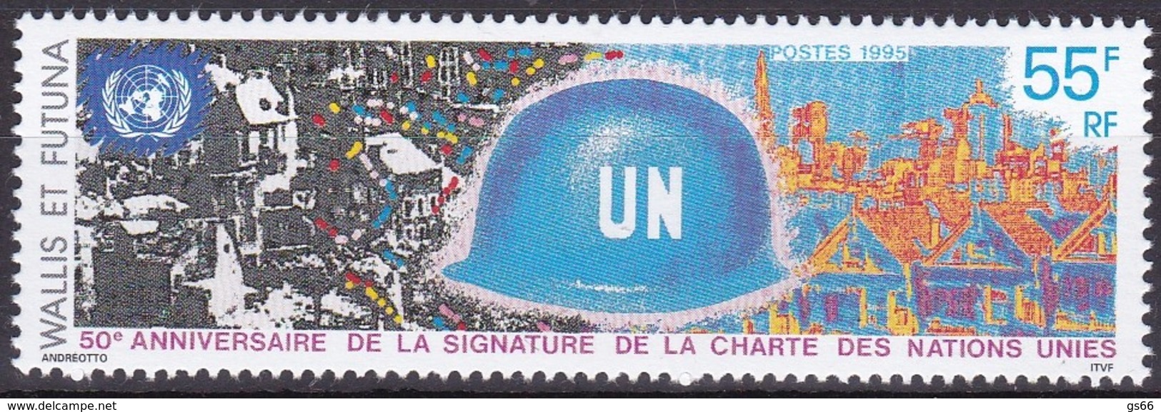Walli Et Futuna, 1995, 679, 50 Jahre Vereinte Nationen (UNO).  MNH ** - Nuevos