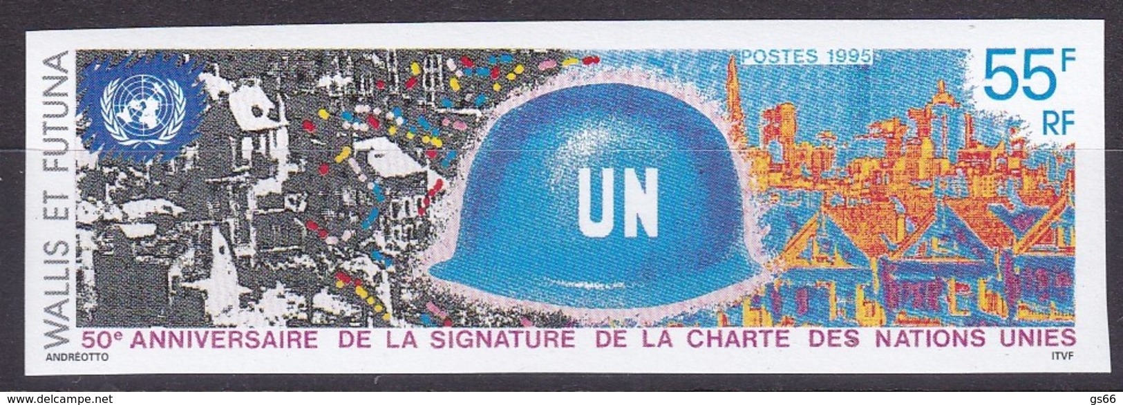 Walli Et Futuna, 1995, 679,  Imperforated, 50 Jahre Vereinte Nationen (UNO). MNH ** - Ungebraucht