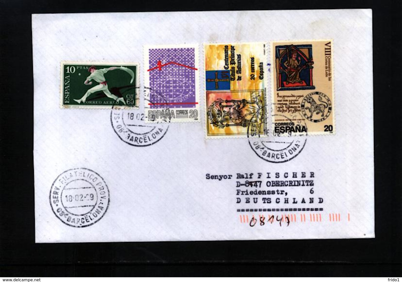 Spain 1999 Interesting Letter - Briefe U. Dokumente