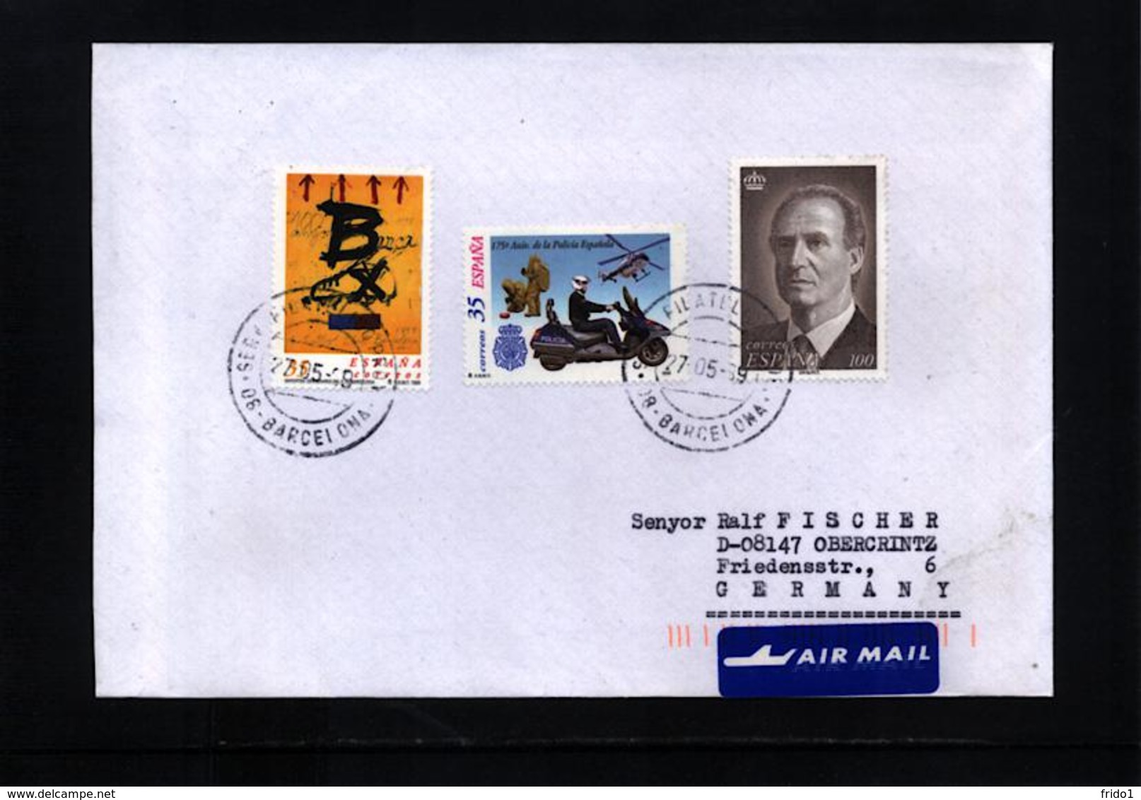 Spain 1999 Interesting Airmail Letter - Briefe U. Dokumente