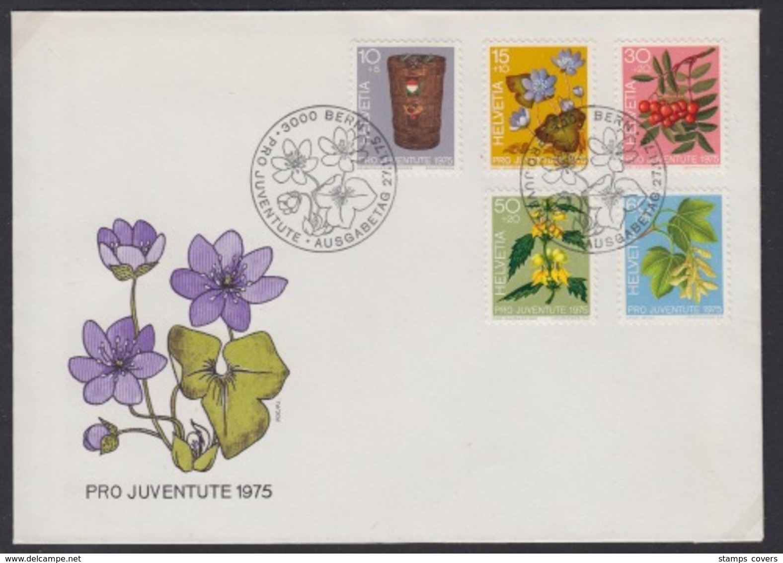 SUISSE FDC ZUMSTEIN 252/56 PRO JUVENTUTE - FDC