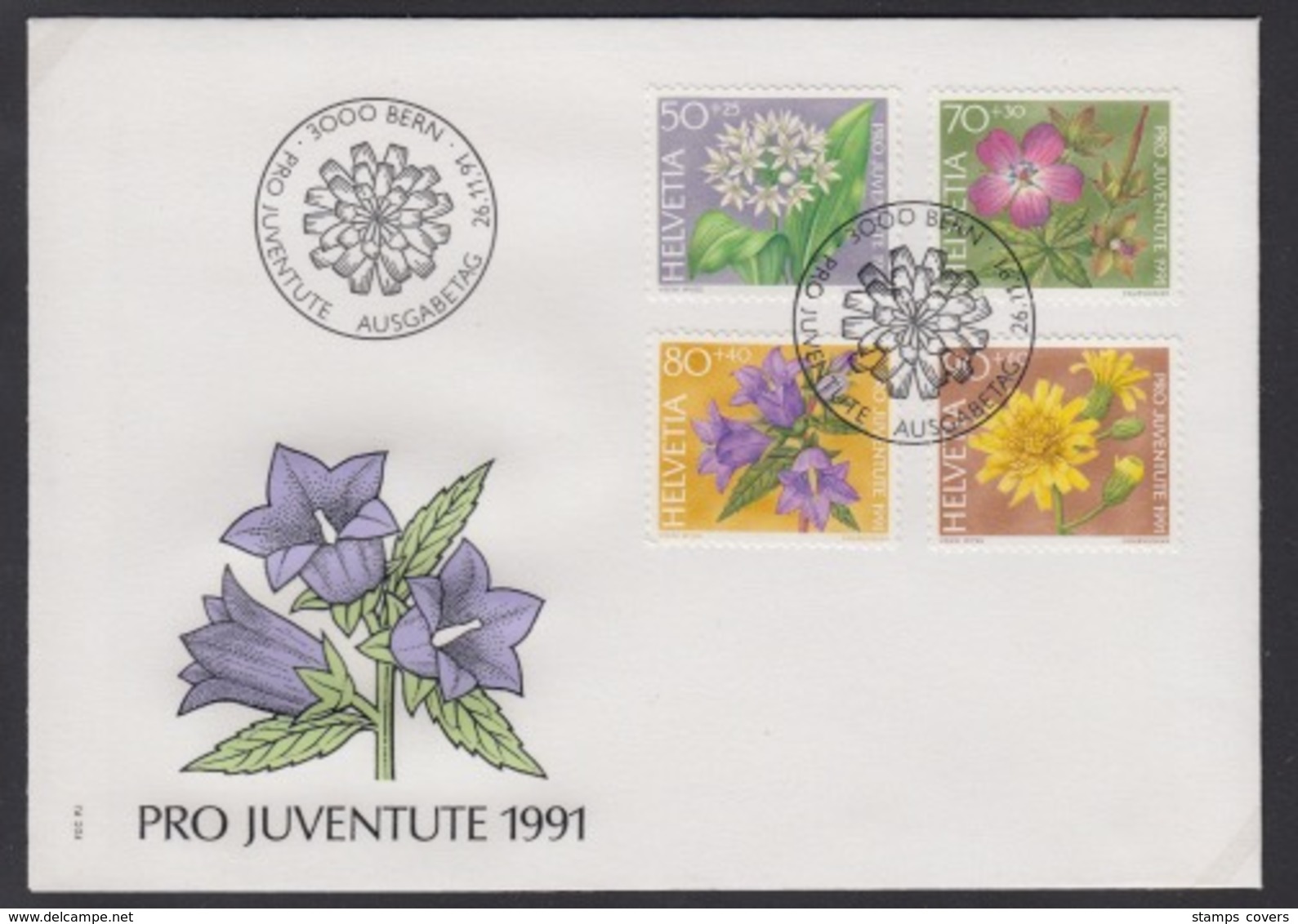 SUISSE FDC ZUMSTEIN 319/22 PRO JUVENTUTE - FDC