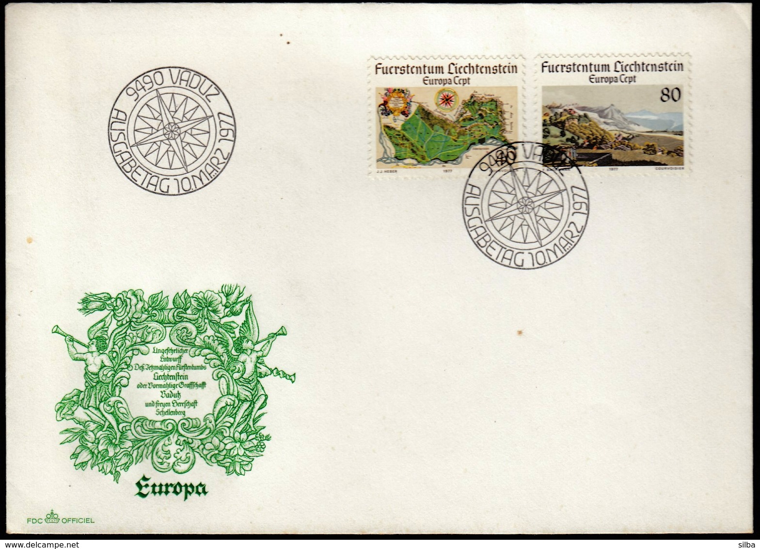 Liechtenstein 1977 / Europa CEPT / FDC - 1977