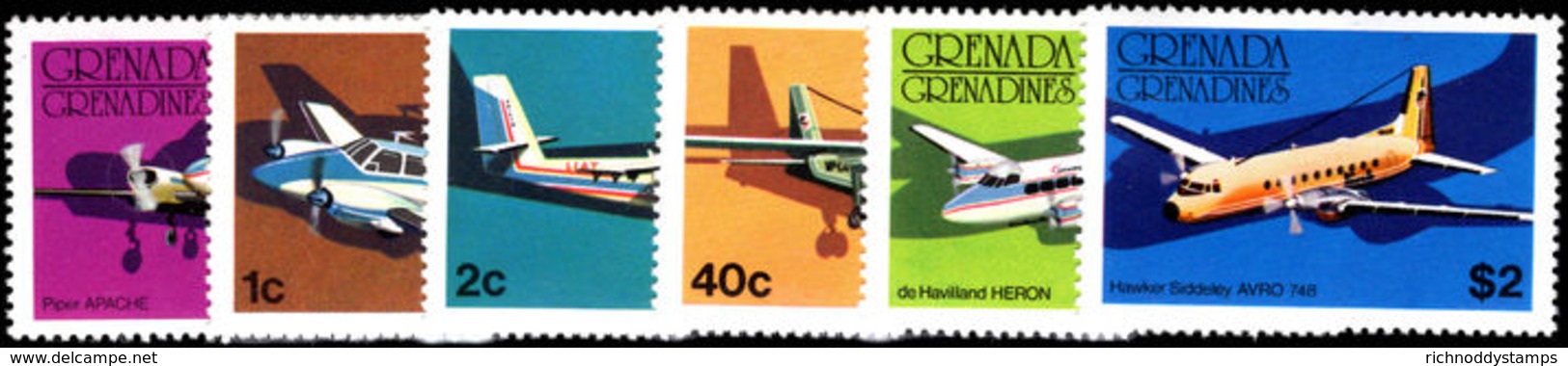 Grenada Grenadines 1976 Aircraft Unmounted Mint. - Grenada (1974-...)