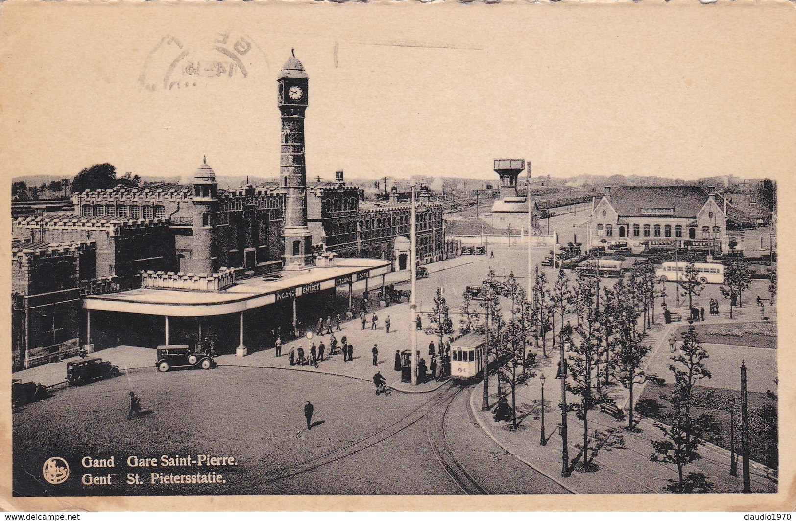 CARTOLINA - POSTCARD - BELGIO - GAND - GARE SAINT - PIERRE - Gent