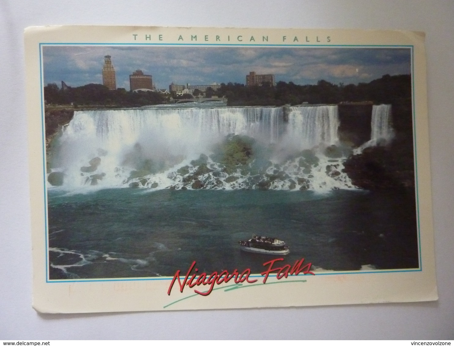Cartolina Viaggiata "NIAGARA FALLS" 1993 - Postales Modernas