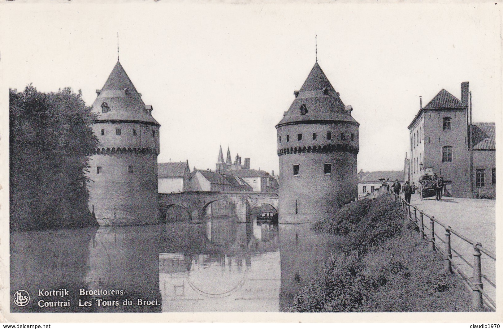 CARTOLINA - POSTCARD - BELGIO - KORTRIJK - BROELTORENS - Kortrijk