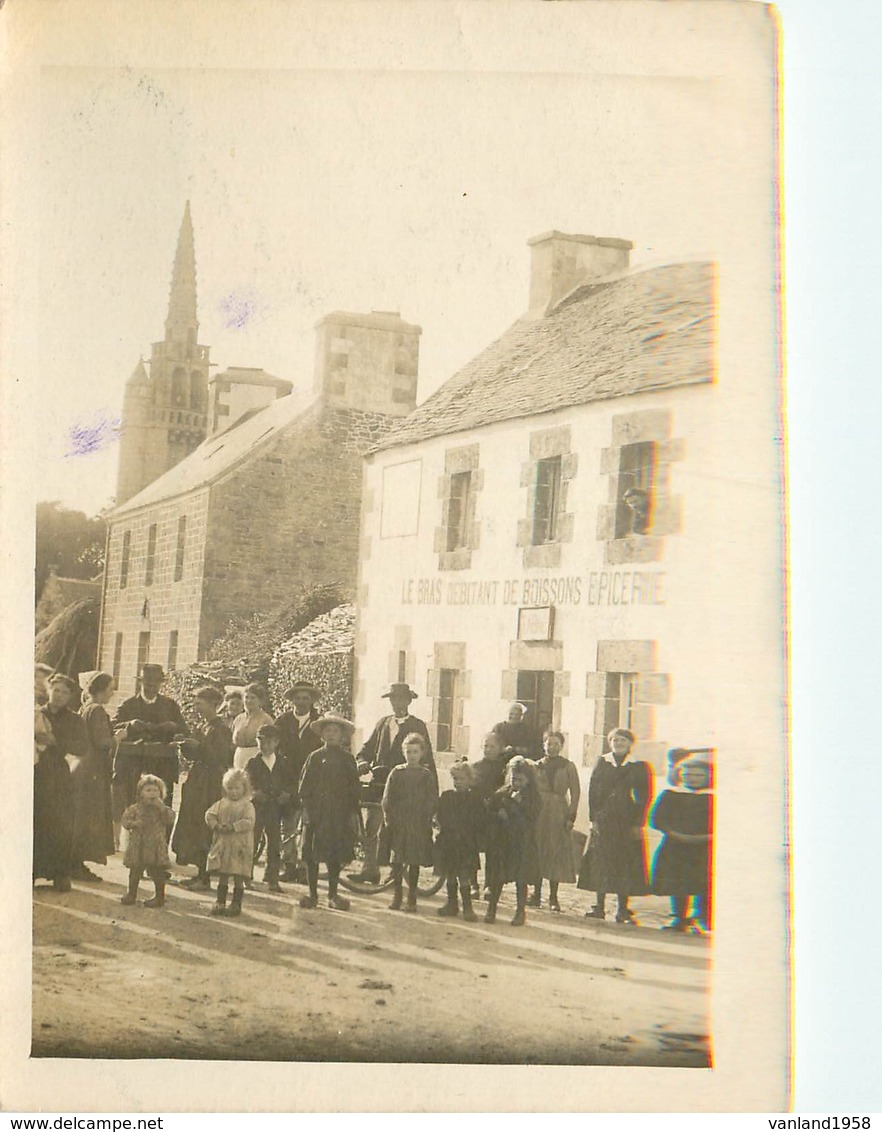 Carte Photo De PLOUGRAS En 1920 - Autres & Non Classés