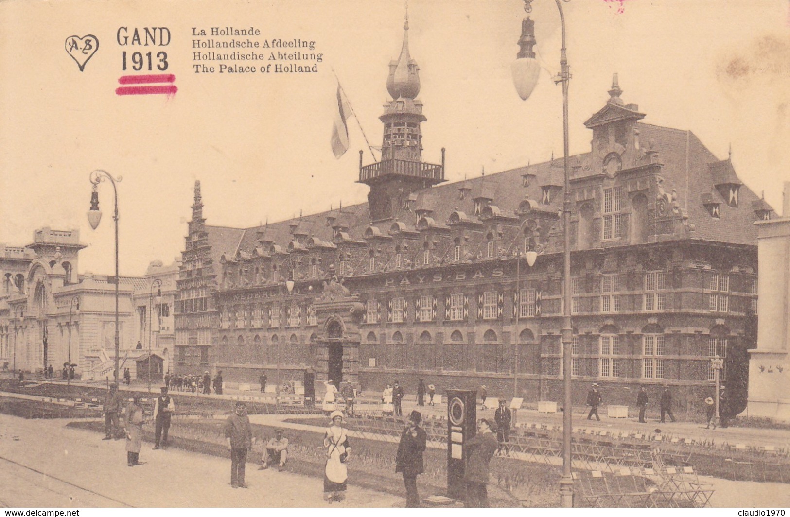 CARTOLINA - POSTCARD - BELGIO - GENT  1913 - LA HOLLANDE - Gent