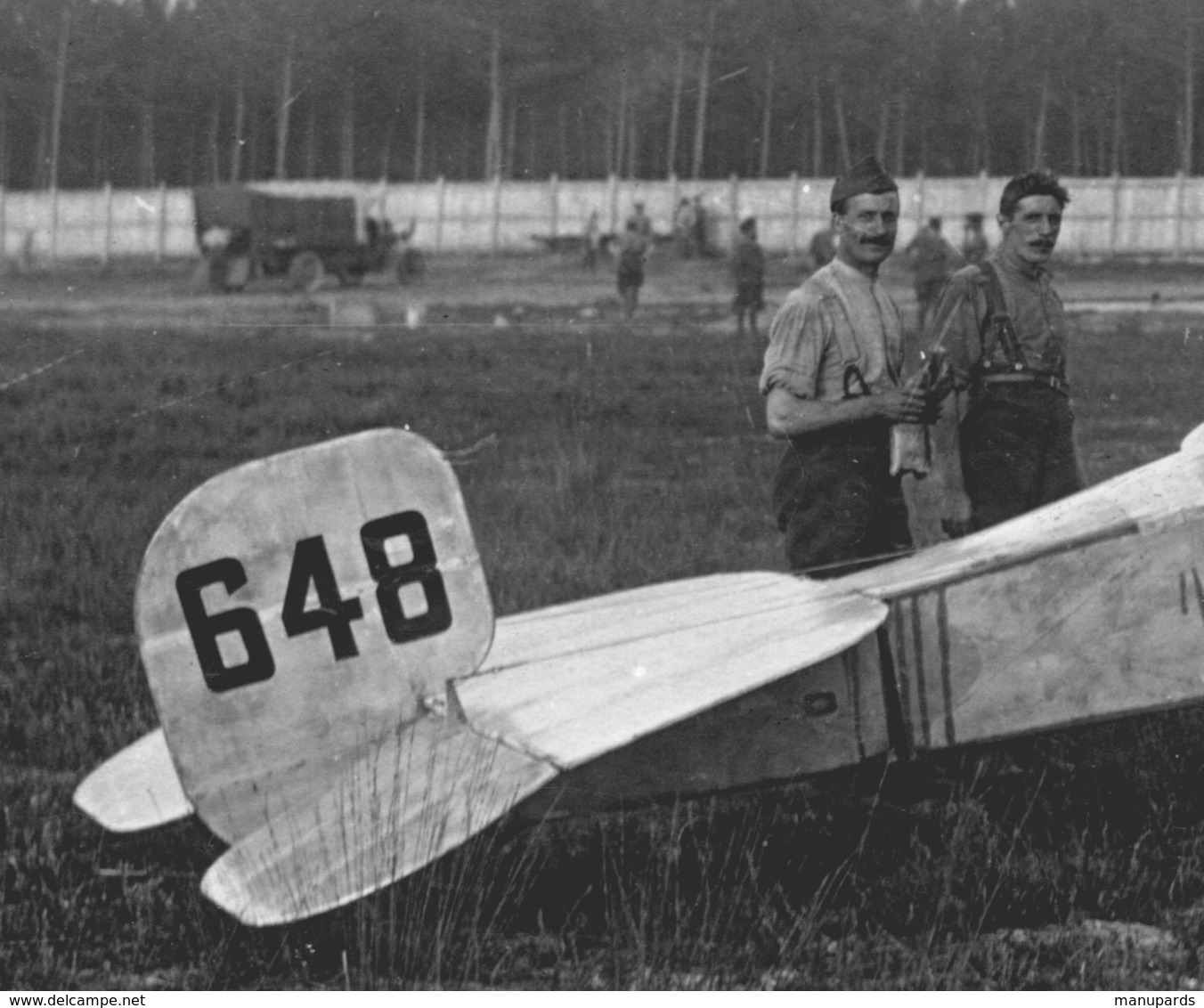 CARTE PHOTO / AVION / BRISTOL SCOUT B / 648 / COMPTOIR PHOTO DE L' OUEST - LE MANS - Aviation