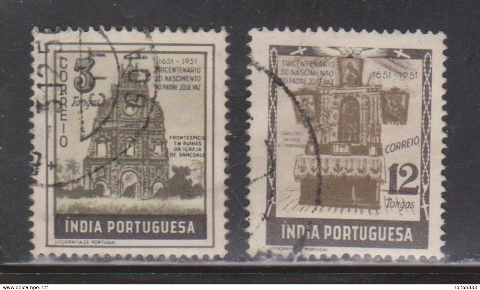 PORTUGUESE INDIA Scott # 509, 515 Used - Portuguese India