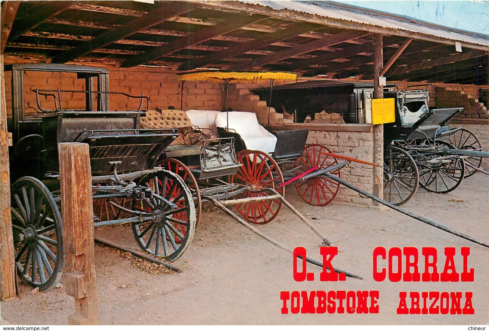 ETATS UNIS HISTORIC O.K CORRAL TOMBSTONE ARIZONA - Autres & Non Classés