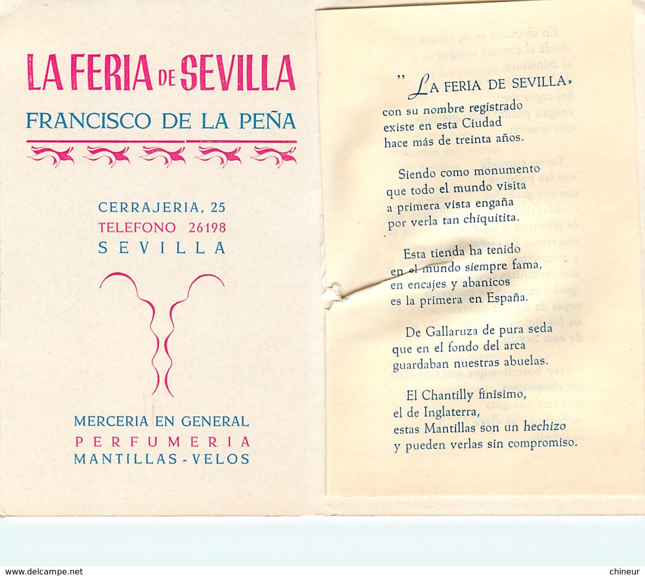 Espagne Sevilla Fiestas De Primavera 1957 La Feria De Sevilla Cerrajeria 25 - Non Classés