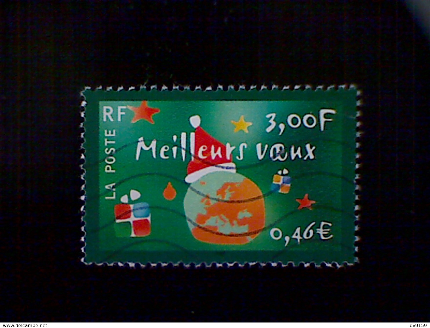 France, Scott #2793, Used (o), 2000, Christmas, 3f/.46e, Green, Red, And Tan - Usati