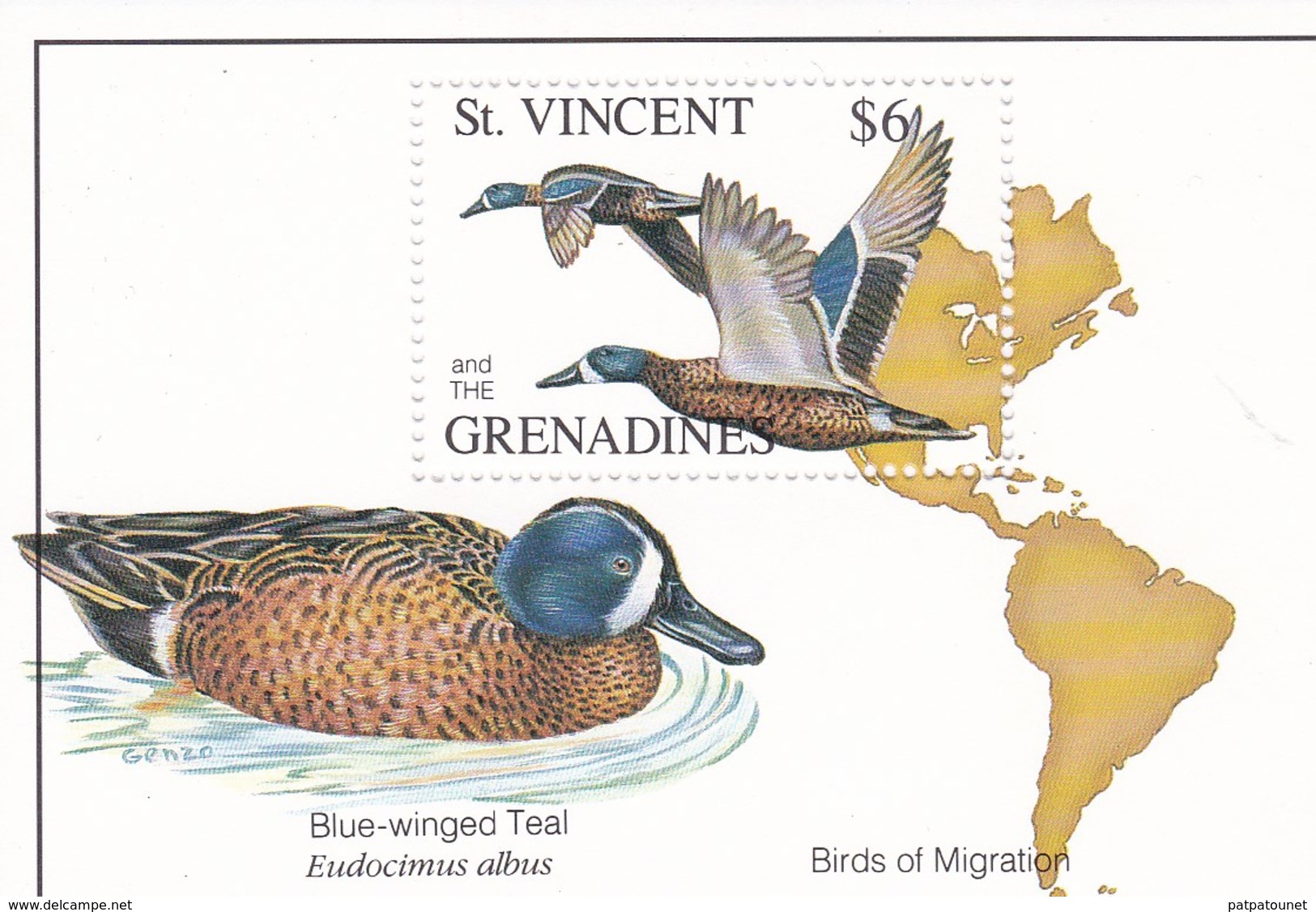 Saint Vincent Et Les Grenadines YV BF ? MNH 1993 Canards - Anatre