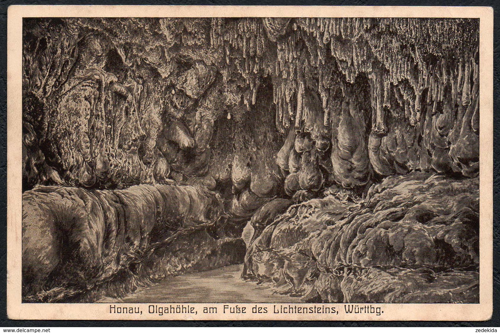 C3287 - Honau - Olgahöhle Höhle Grotte Grotta - Metz - Reutlingen