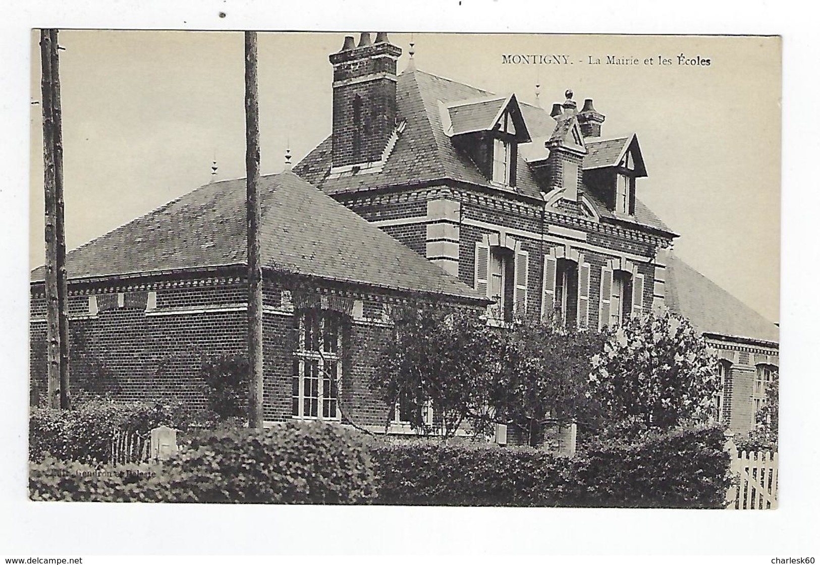 CPA - 76 - Rouen - Montigny - Canteleu - Mairie - École - Les Écoles - Canteleu