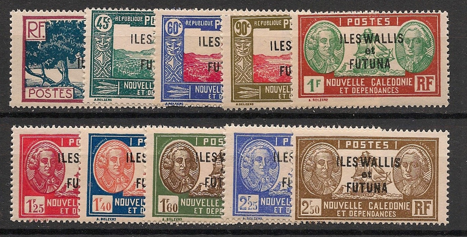 Wallis Et Futuna - 1939-40 - N°Yv. 77 à 86 - Série Complète - Neuf Luxe ** / MNH / Postfrisch - Neufs