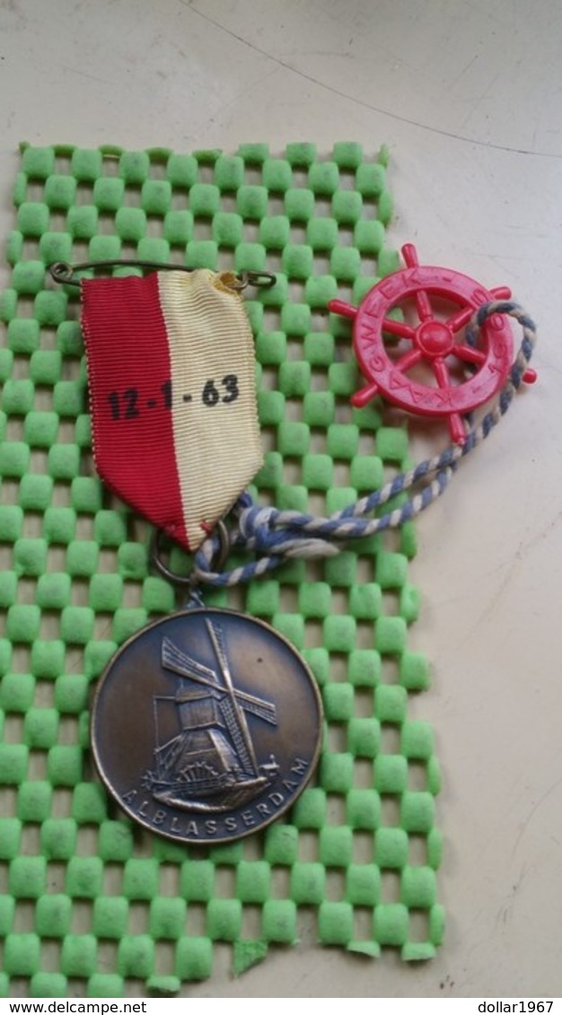 Medaille / Medal - Medaille - A.IJ.C/ A Y C Rondritten 12-1-1963 , Alblasserdam - The Netherlands - Andere & Zonder Classificatie