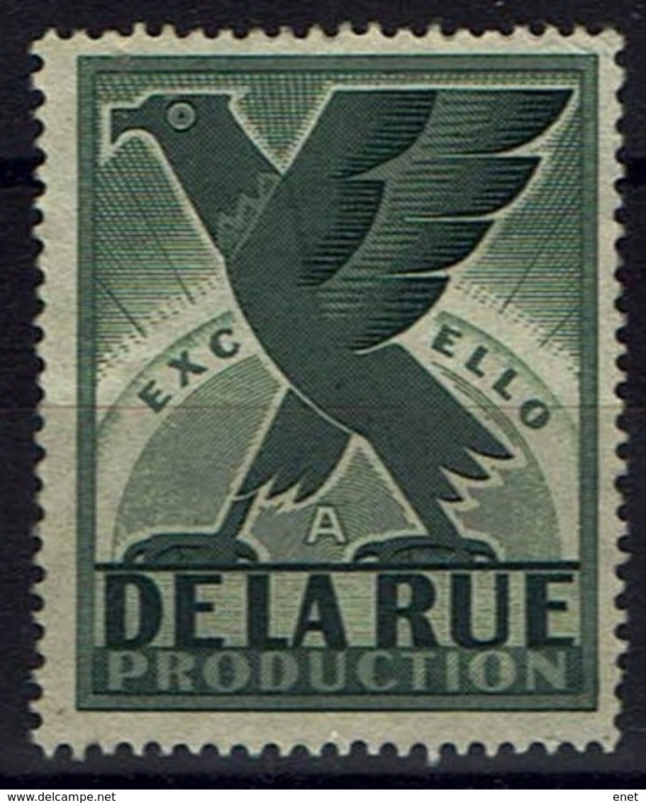 De La Rue (Briefmarken Druckerei) - Altes Vignet (*) - Post