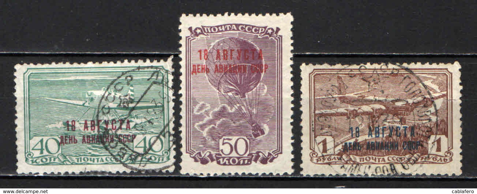 URSS - 1939 - Soviet Aviation Day, Aug. 18, 1939 - USATI - Used Stamps