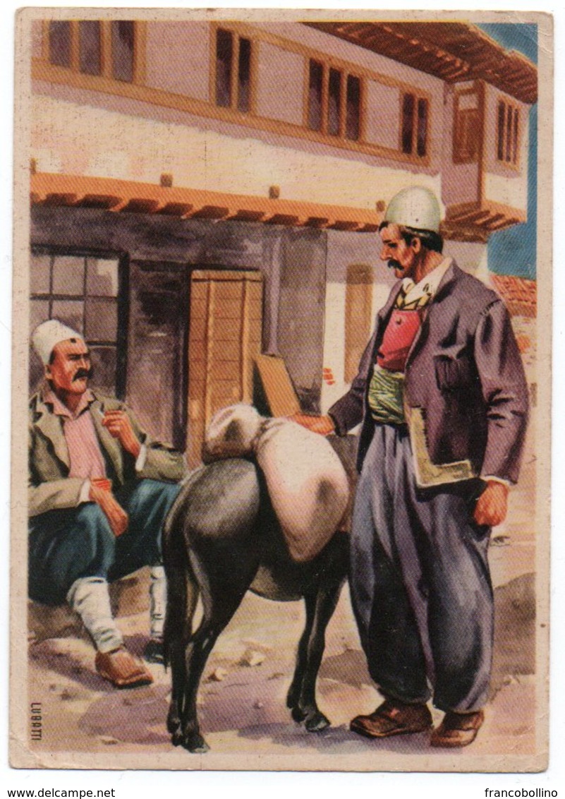 ALBANIE/ALBANIA - CASA TIPICA ALBANESE / ILLUSTRATORE LUBATTI - Albania