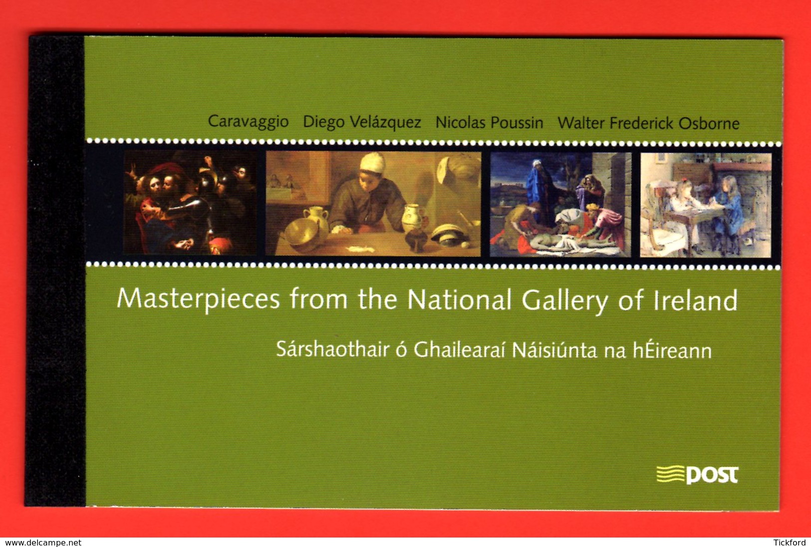IRLANDE 2004 - CARNET DE PRESTIGE YT C1610 - NEUF** MNH - National Gallery D'Irlande (III) - Carnets