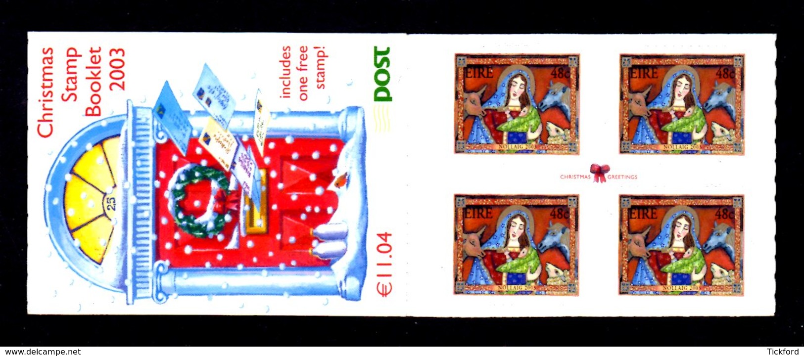 IRLANDE 2003 - CARNET Yvert C1558 - NEUF** MNH - Noël, Christmas - Postzegelboekjes