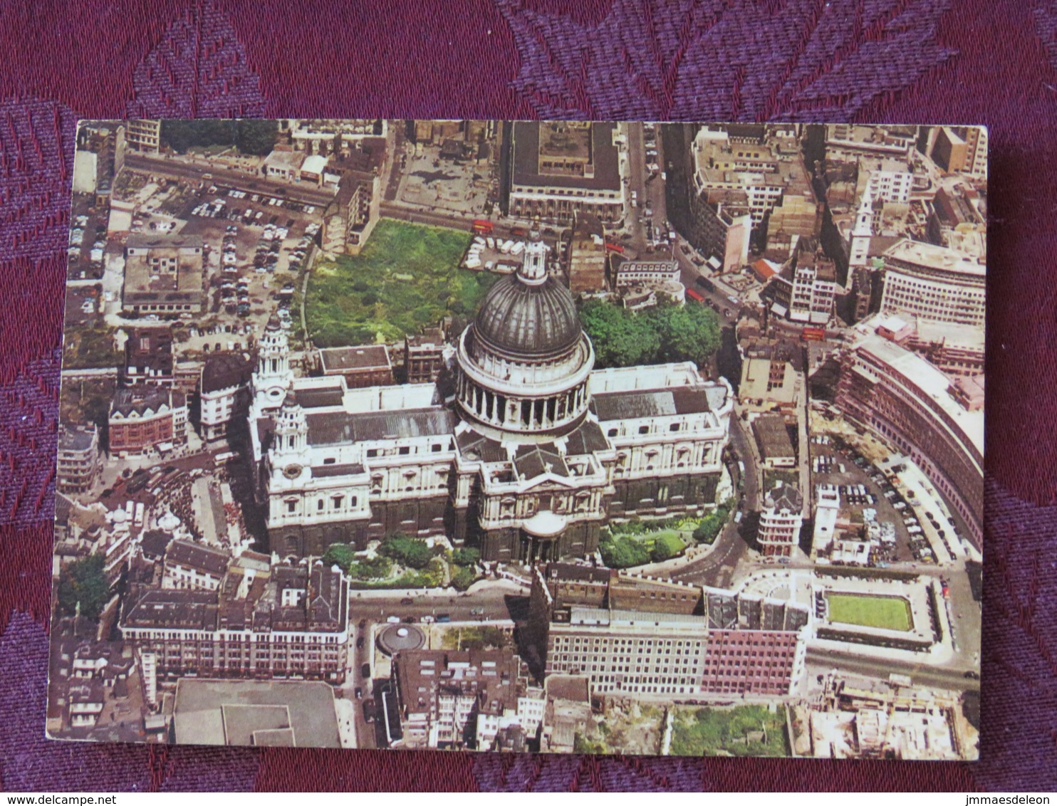 Great Britain 1968 Postcard " St. Paul Cathedral London " To England - Machin Stamp 4d - Sonstige & Ohne Zuordnung